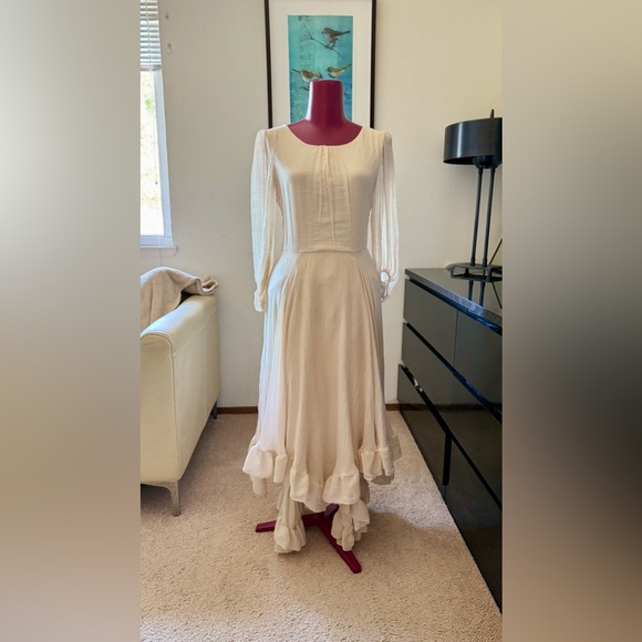 RAELYNNE DRESS IN ECRU - Picture 3 of 9